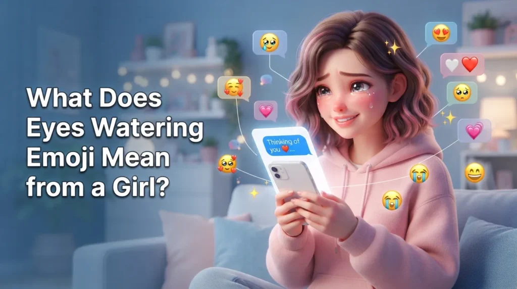 What Does Eyes Watering Emoji Mean from a Girl?
