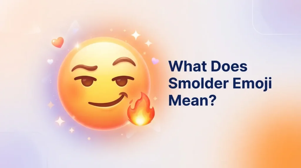 What Does Smolder Emoji Mean?