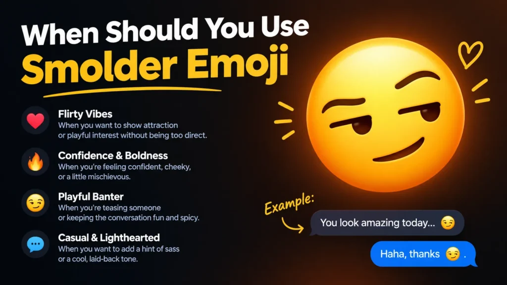 When Should You Use Smolder Emoji?