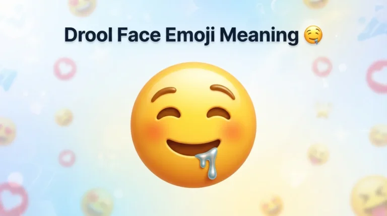 Drool Face Emoji Meaning