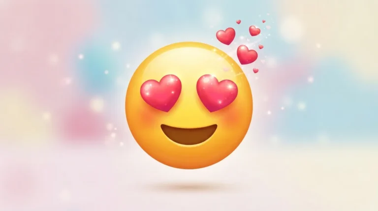 Hearts Face Emoji