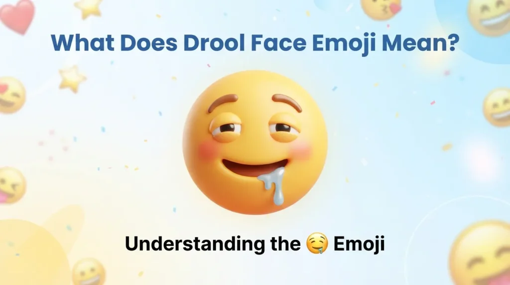 What Does Drool Face Emoji Mean?