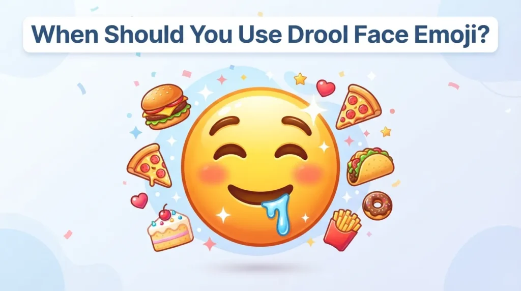 When Should You Use Drool Face Emoji?